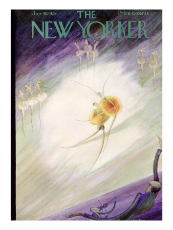 The New Yorker Cover - January 30, 1932 by Rose Silver Pricing Limited Edition Print image
