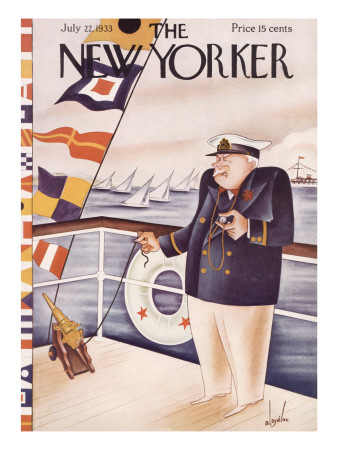The New Yorker Cover - July 22, 1933 by Constantin Alajalov Pricing Limited Edition Print image