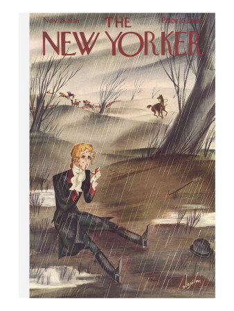 The New Yorker Cover - November 28, 1936 by Constantin Alajalov Pricing Limited Edition Print image