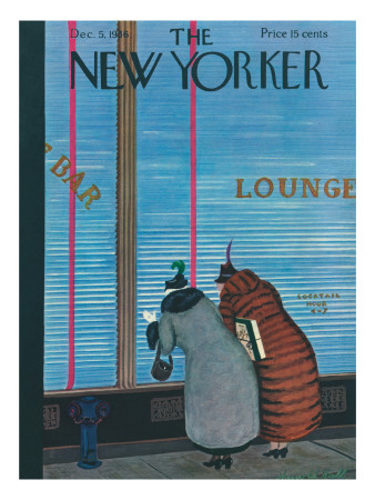 The New Yorker Cover - December 5, 1936 by Arnold Hall Pricing Limited Edition Print image
