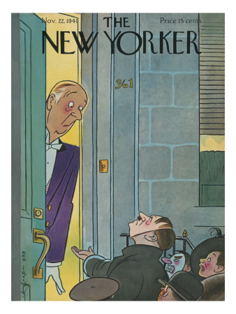 The New Yorker Cover - November 22, 1941 by Rea Irvin Pricing Limited Edition Print image
