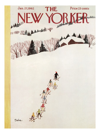 The New Yorker Cover - January 27, 1962 by Susanne Suba Pricing Limited Edition Print image