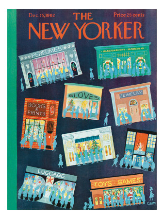 The New Yorker Cover - December 15, 1962 by Charles E. Martin Pricing Limited Edition Print image