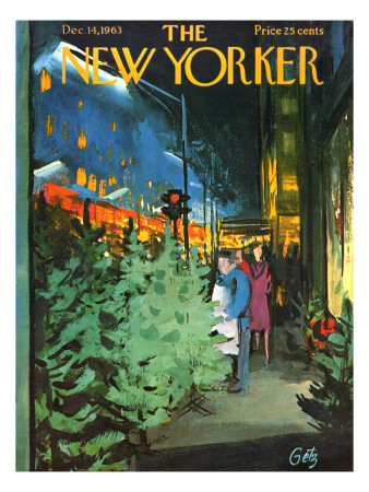 The New Yorker Cover - December 14, 1963 by Arthur Getz Pricing Limited Edition Print image