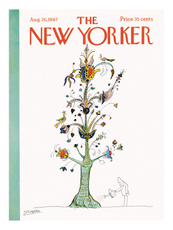 The New Yorker Cover - August 26, 1967 by Saul Steinberg Pricing Limited Edition Print image