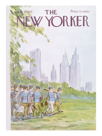 The New Yorker Cover - July 19, 1976 by James Stevenson Pricing Limited Edition Print image