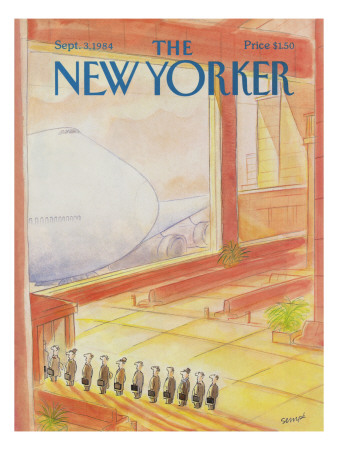 The New Yorker Cover - September 3, 1984 by Jean-Jacques Sempé Pricing Limited Edition Print image