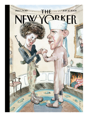The New Yorker Cover - July 21, 2008 by Barry Blitt Pricing Limited Edition Print image