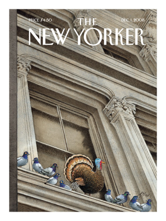 The New Yorker Cover - December 1, 2008 by Harry Bliss Pricing Limited Edition Print image