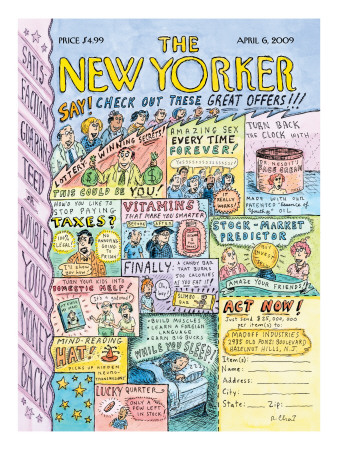The New Yorker Cover - April 6, 2009 by Roz Chast Pricing Limited Edition Print image
