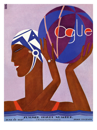 Vogue Cover - June 1927 by Eduardo Garcia Benito Pricing Limited Edition Print image