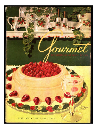 Gourmet Cover - June 1950 by Henry Stahlhut Pricing Limited Edition Print image