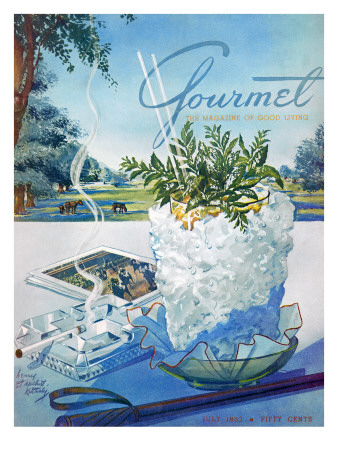 Gourmet Cover - July 1952 by Henry Stahlhut Pricing Limited Edition Print image