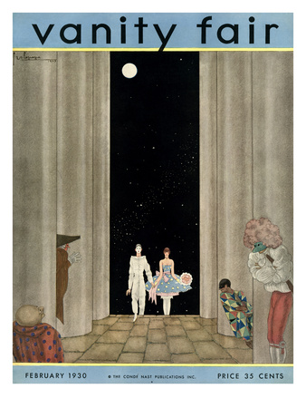 Vanity Fair Cover - February 1930 by Georges Lepape Pricing Limited Edition Print image