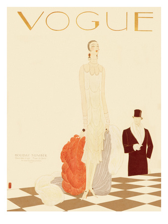 Vogue Cover - December 1925 by Eduardo Garcia Benito Pricing Limited Edition Print image