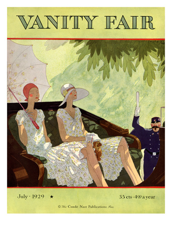 Vanity Fair Cover - July 1929 by Jean Pagès Pricing Limited Edition Print image