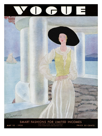 Vogue Cover - May 1930 by Eduardo Garcia Benito Pricing Limited Edition Print image