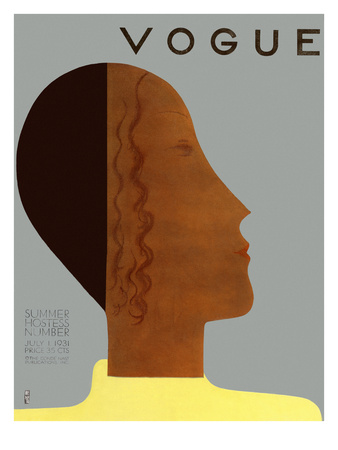 Vogue Cover - July 1931 by Eduardo Garcia Benito Pricing Limited Edition Print image