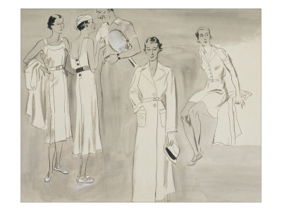 Vogue - June 1933 by R.S. Grafstrom Pricing Limited Edition Print image