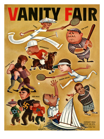 Vanity Fair Cover - August 1933 by Constantin Alajalov Pricing Limited Edition Print image