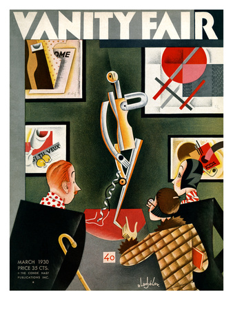 Vanity Fair Cover - March 1930 by Constantin Alajalov Pricing Limited Edition Print image