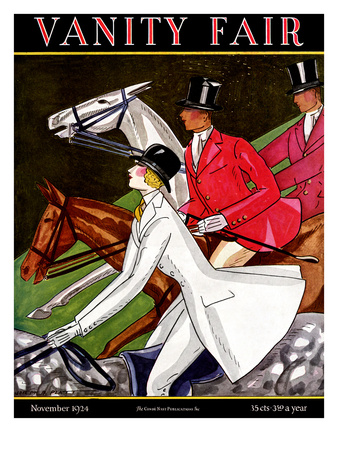 Vanity Fair Cover - November 1924 by Joseph B. Platt Pricing Limited Edition Print image