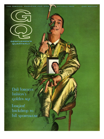 Gq Cover - October 1963 by Chadwick Hall Pricing Limited Edition Print image