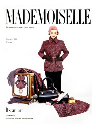 Mademoiselle Cover - September 1949 by John Midgley Pricing Limited Edition Print image