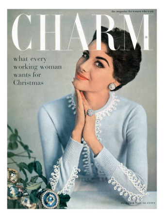 Charm Cover - December 1953 by Carmen Schiavone Pricing Limited Edition Print image