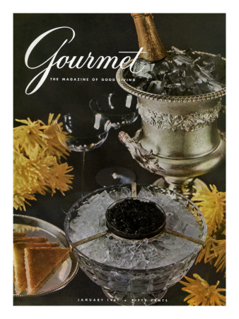 Gourmet Cover - January 1961 by Arthur Palmer Pricing Limited Edition Print image