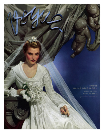 Vogue Cover - April 1934 by George Hoyningen-Huene Pricing Limited Edition Print image