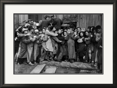 Gold Distribution, Shanghai, China 1949 by Henri Cartier-Bresson Pricing Limited Edition Print image