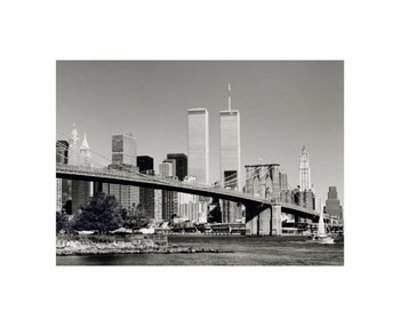 World Trade Center Over Brooklyn Bridge by Igor Maloratsky Pricing Limited Edition Print image