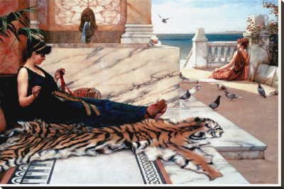 The Tiger Skin by John William Godward Pricing Limited Edition Print image