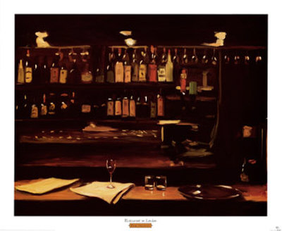 Restaurant In London by Pam Ingalls Pricing Limited Edition Print image