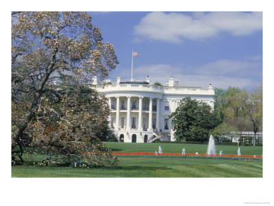 The White House In Spring, Washington Dc by Kindra Clineff Pricing Limited Edition Print image