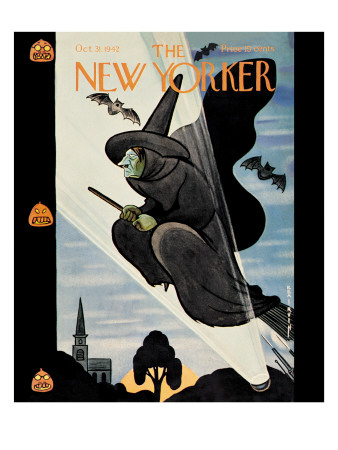 New Yorker Cover - October 31, 1942 by Rea Irvin Pricing Limited Edition Print image