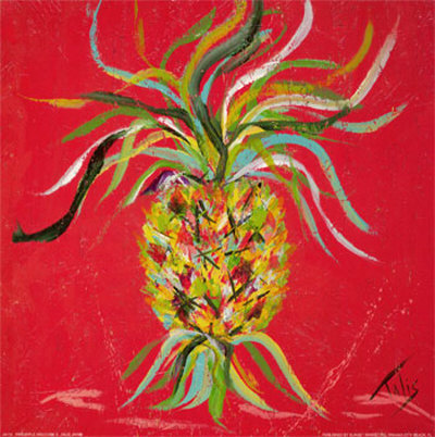 Pineapple Welcome Ii by Talis Jayme Pricing Limited Edition Print image