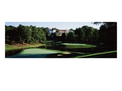 Congressional Country Club, Glimpse Of The Clubhouse by Stephen Szurlej Pricing Limited Edition Print image