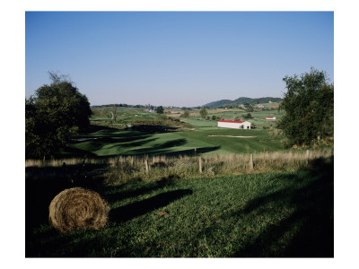 Hay Bale, The Olde Farm Golf Club by Stephen Szurlej Pricing Limited Edition Print image