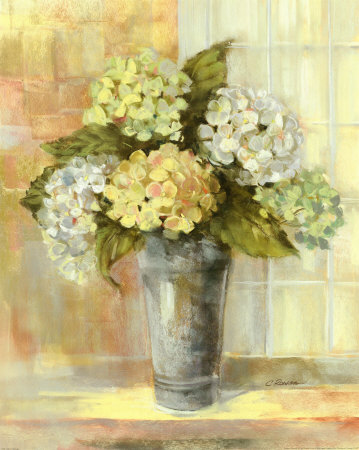 Yellow Hydrangea by Carol Rowan Pricing Limited Edition Print image