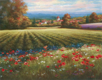 Fields Of Provence I by T. C. Chiu Pricing Limited Edition Print image