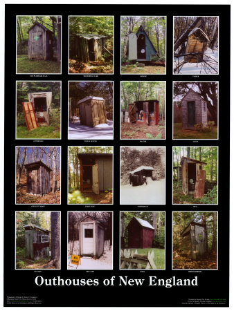 Outhouses Of New England by Dan Doughterty Pricing Limited Edition Print image