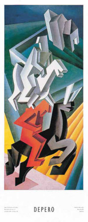 Solidity Of Knights Errant by Fortunato Depero Pricing Limited Edition Print image