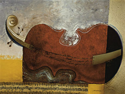 The Violin At Rest by Roland Bremand Pricing Limited Edition Print image