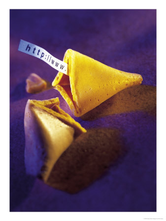 Fortune Cookie With Internet Address Inside by Eric Kamp Pricing Limited Edition Print image
