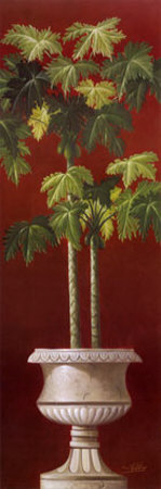 Potted Palm Red I by Welby Pricing Limited Edition Print image