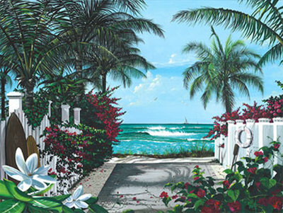 Pathway To Paradise by Stephanie Marrott Pricing Limited Edition Print image