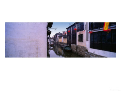 Ancient Town And Canal, China by Keren Su Pricing Limited Edition Print image