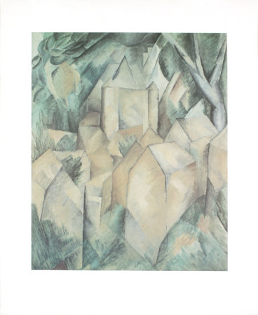 La Roche Guyon, 1909 by Georges Braque Pricing Limited Edition Print image